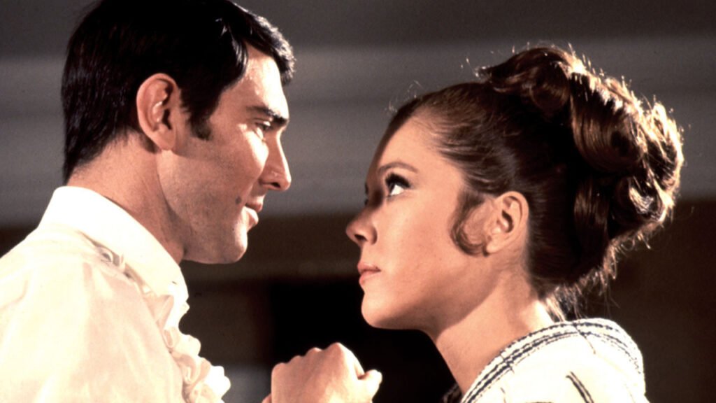 George Lazenby and Diana Rigg